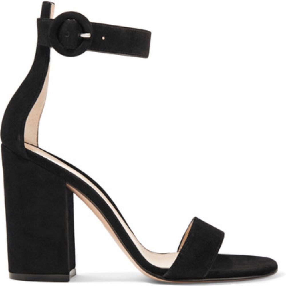 Gianvito Rossi Versilia 100 suede sandals